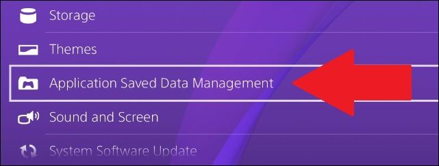 where to find saved data on ps4