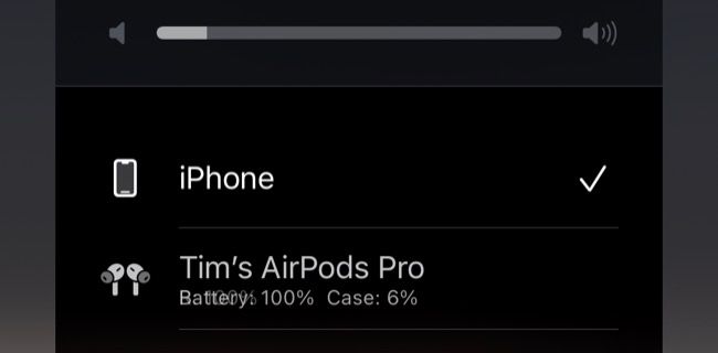 Tap on your AirPods to connect to them